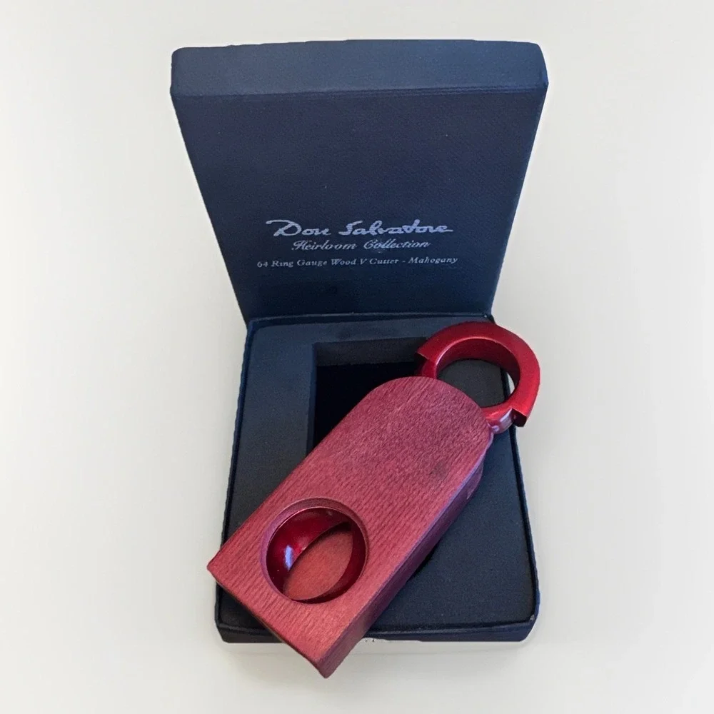 Don Salvatore Heirloom Collection 64 Ring Gauge V Cutter Mahogany New In Box